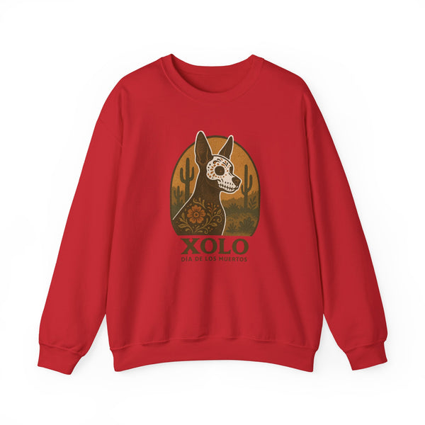 Xolo (Día De Los Muertos) Crewneck Sweatshirt