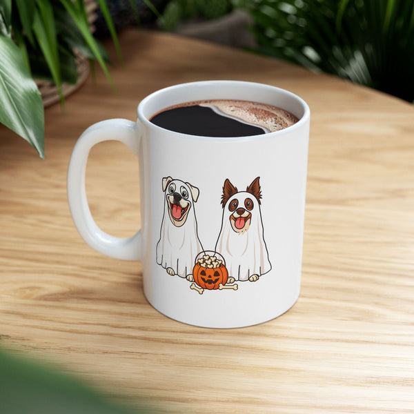 Layla and Luna Ghost Cartoon Mug