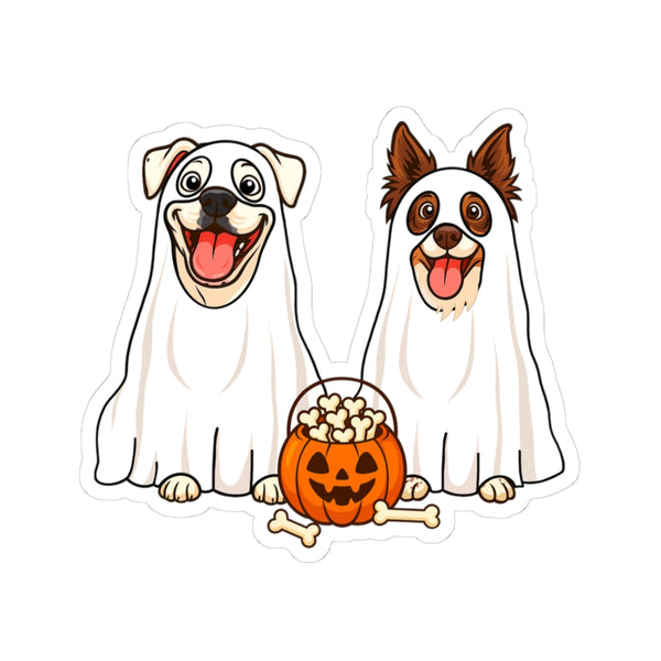 Layla and Luna Ghost Cartoon Sticker