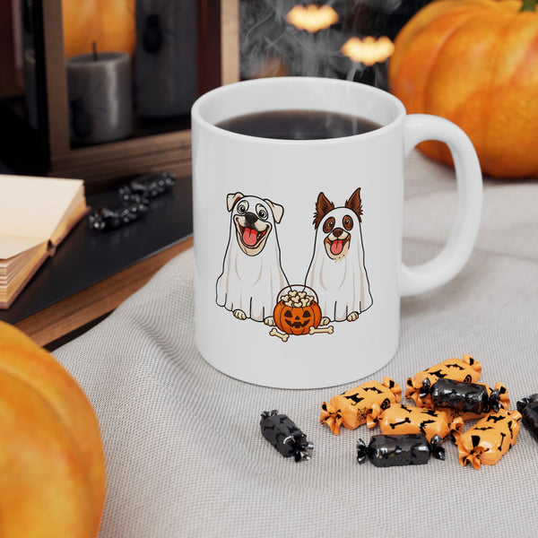 Layla and Luna Ghost Cartoon Mug