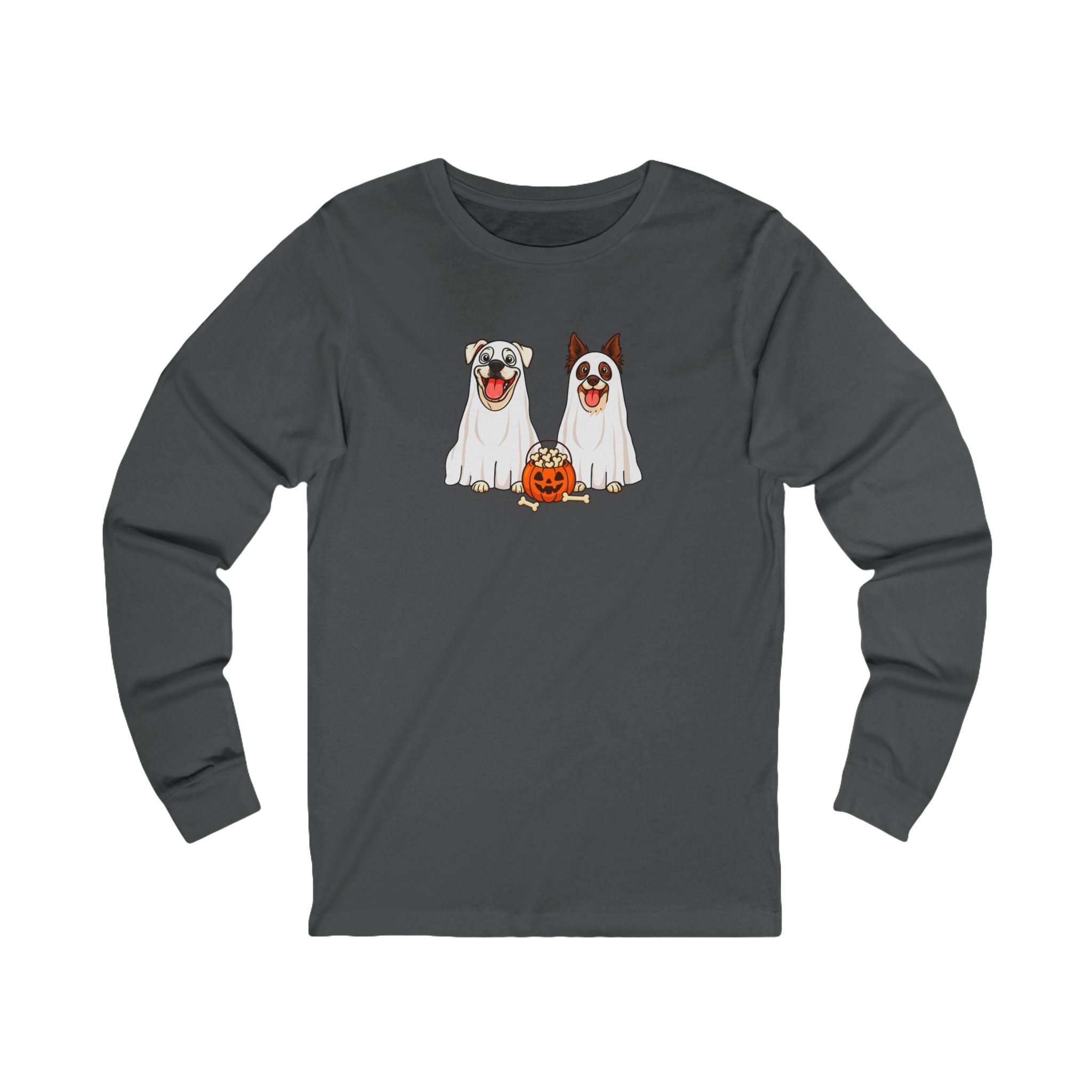 Layla and Luna Ghost Cartoon Long Sleeve Tee