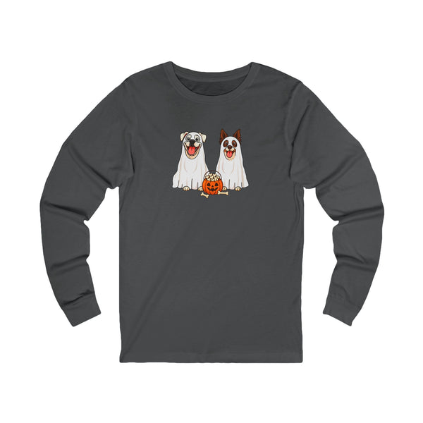 Layla and Luna Ghost Cartoon Long Sleeve Tee