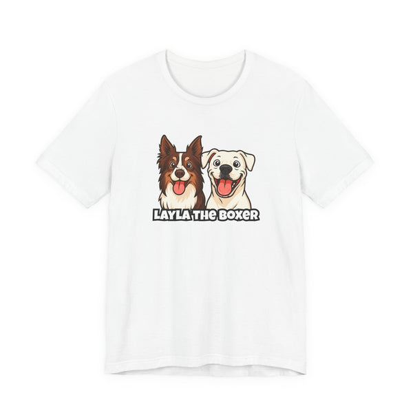 Layla the Boxer Cartoon Tee