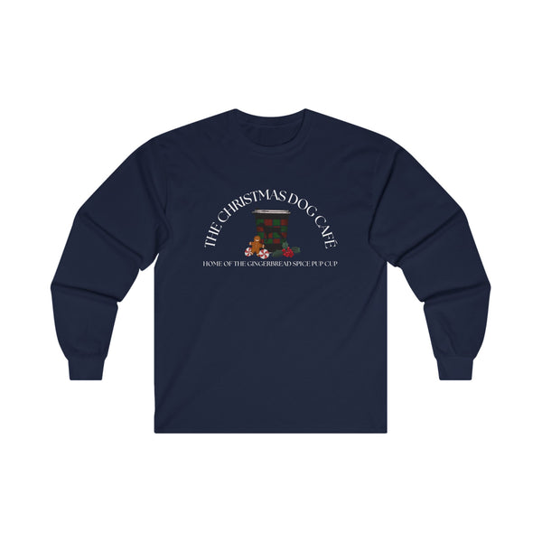 The Christmas Dog Cafe Long Sleeve Tee