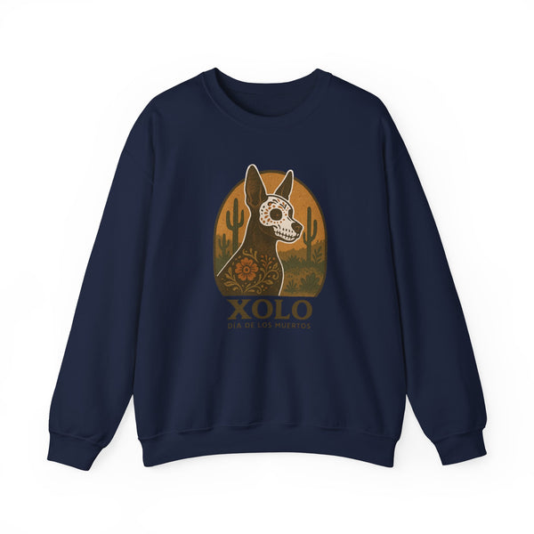Xolo (Día De Los Muertos) Crewneck Sweatshirt
