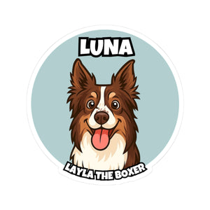 Luna Cartoon Sticker
