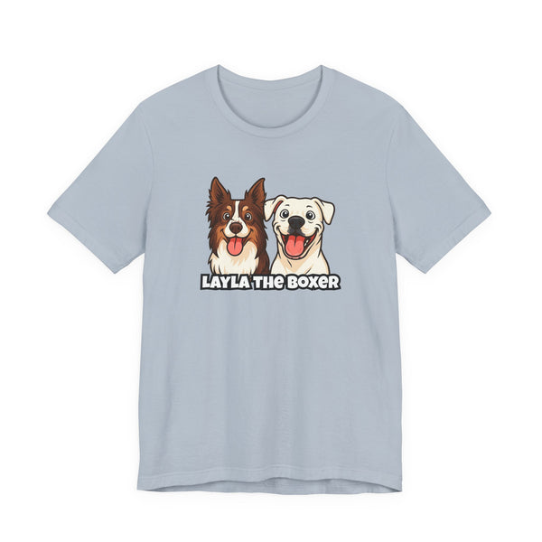 Layla the Boxer Cartoon Tee