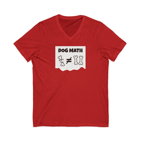 Dog Math V-Neck Tee