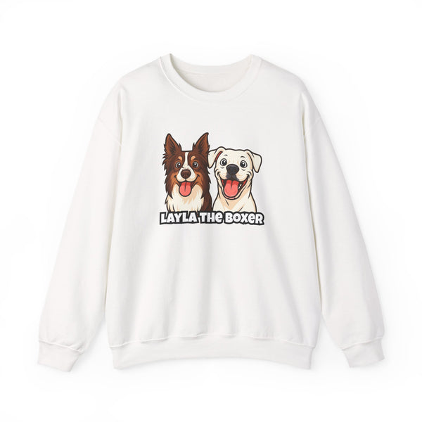 Layla the Boxer Cartoon Sweatshirt