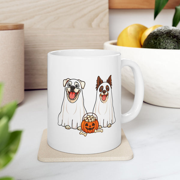 Layla and Luna Ghost Cartoon Mug
