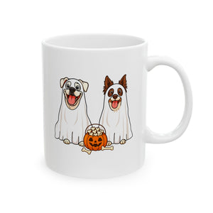Layla and Luna Ghost Cartoon Mug