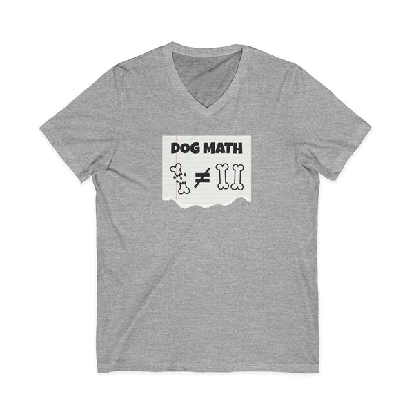 Dog Math V-Neck Tee