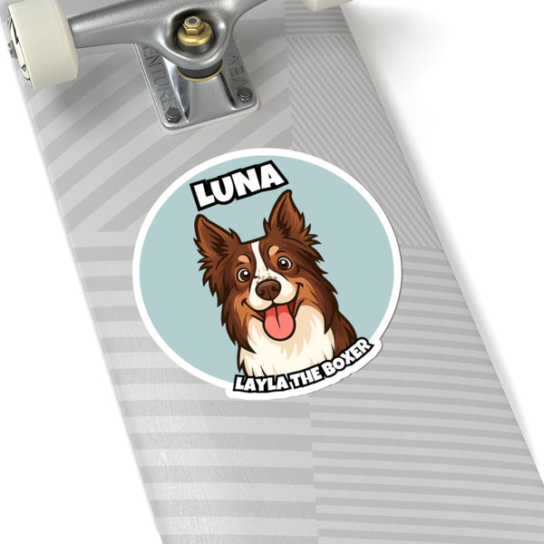 Luna Cartoon Sticker