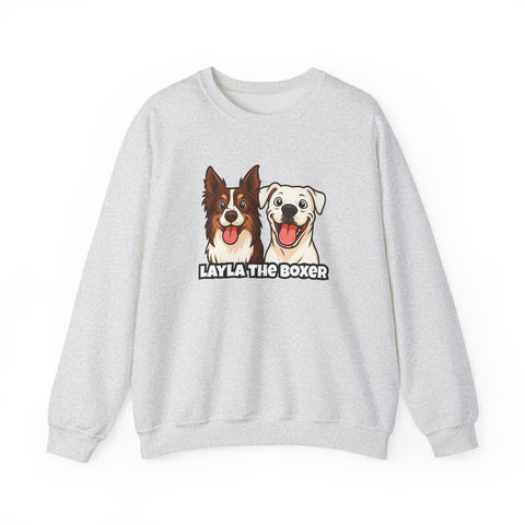 Layla the Boxer Cartoon Sweatshirt