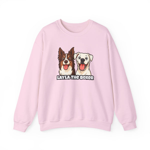 Layla the Boxer Cartoon Sweatshirt