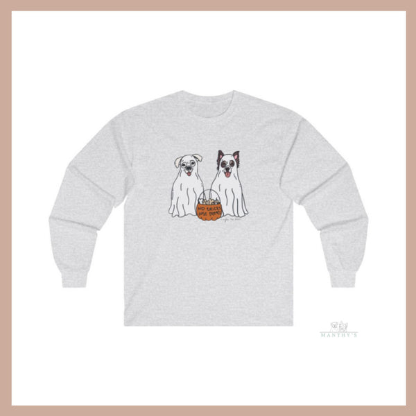 No Tricks Just Treats Long Sleeve Tee