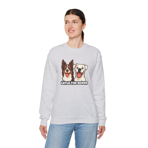 Layla the Boxer Cartoon Sweatshirt