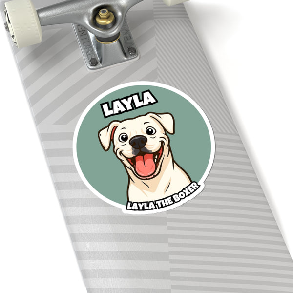 Layla Cartoon Sticker