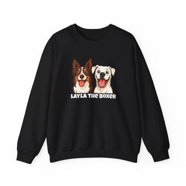 Layla the Boxer Cartoon Sweatshirt