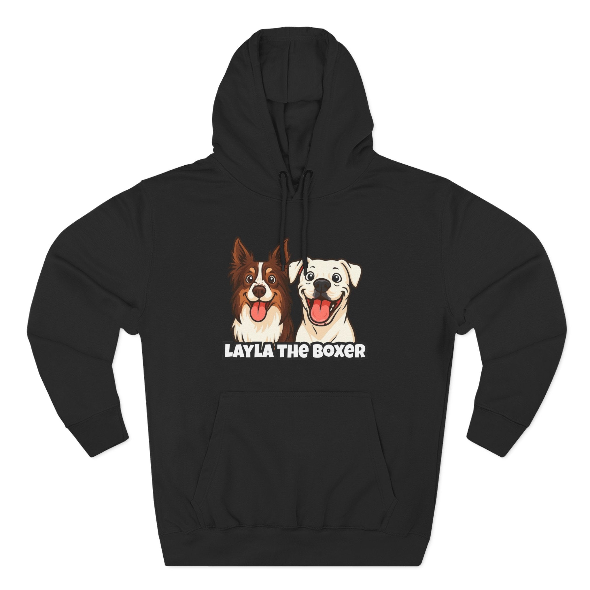 Layla the Boxer Cartoon Hoodie