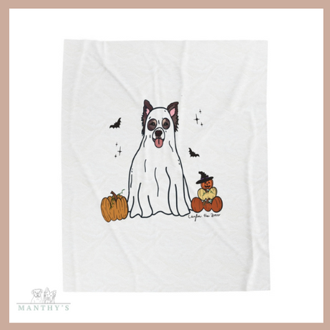 Luna Ghost Plush Blanket