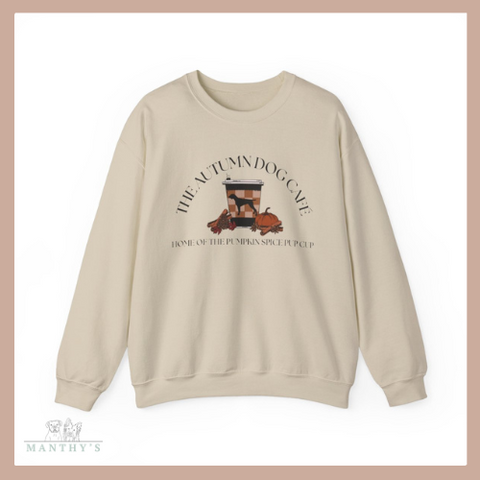 The Autumn Dog Cafe Crewneck Sweatshirt