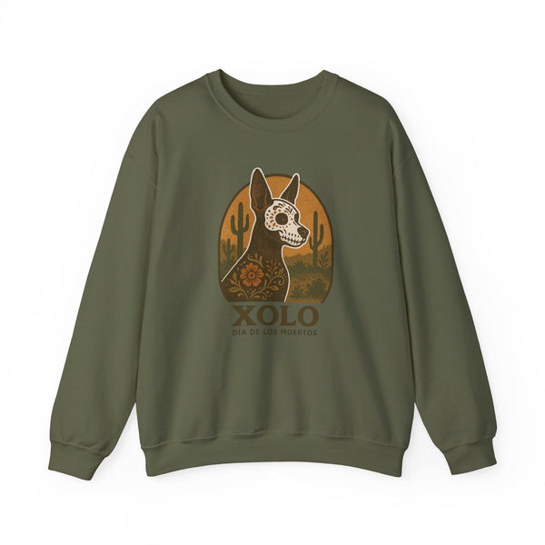 Xolo (Día De Los Muertos) Crewneck Sweatshirt