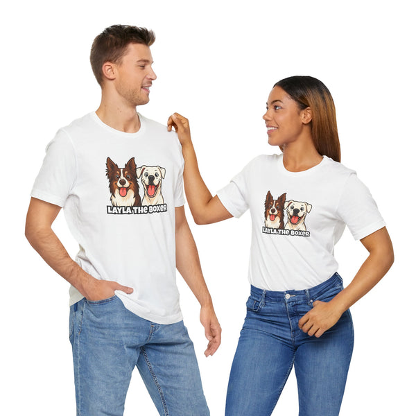 Layla the Boxer Cartoon Tee