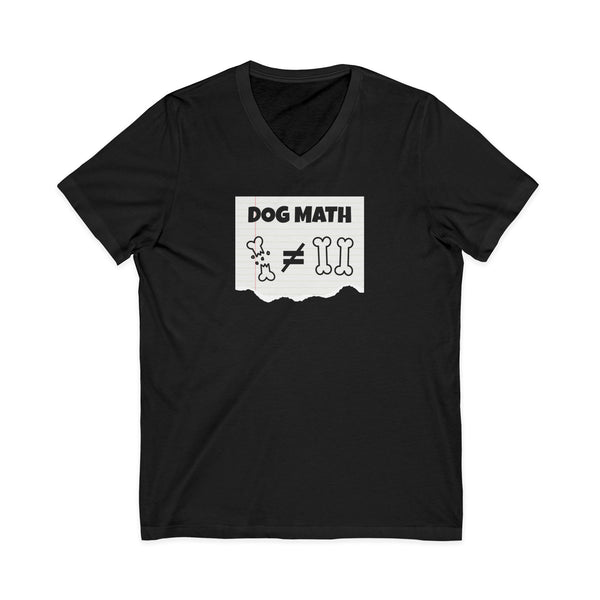 Dog Math V-Neck Tee