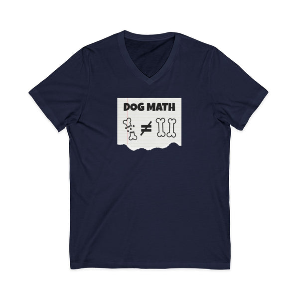 Dog Math V-Neck Tee