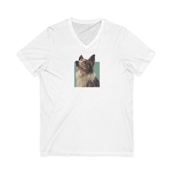 Luna’s Famous Side Eye V-Neck Tee