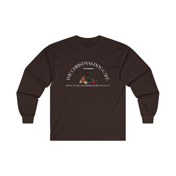 The Christmas Dog Cafe Long Sleeve Tee