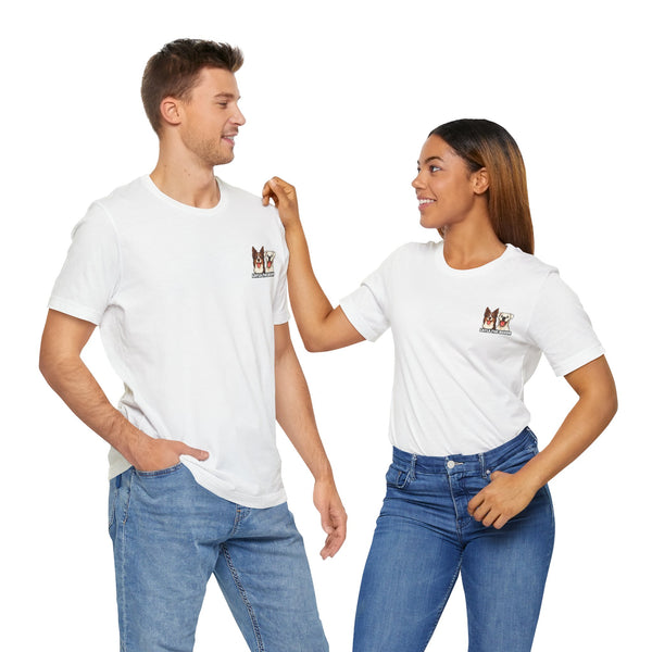 Layla the Boxer Cartoon Tee (Small Logo)