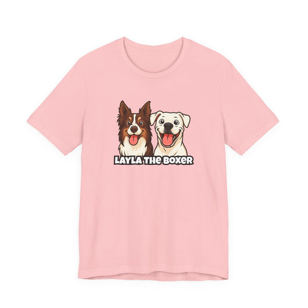 Layla the Boxer Cartoon Tee