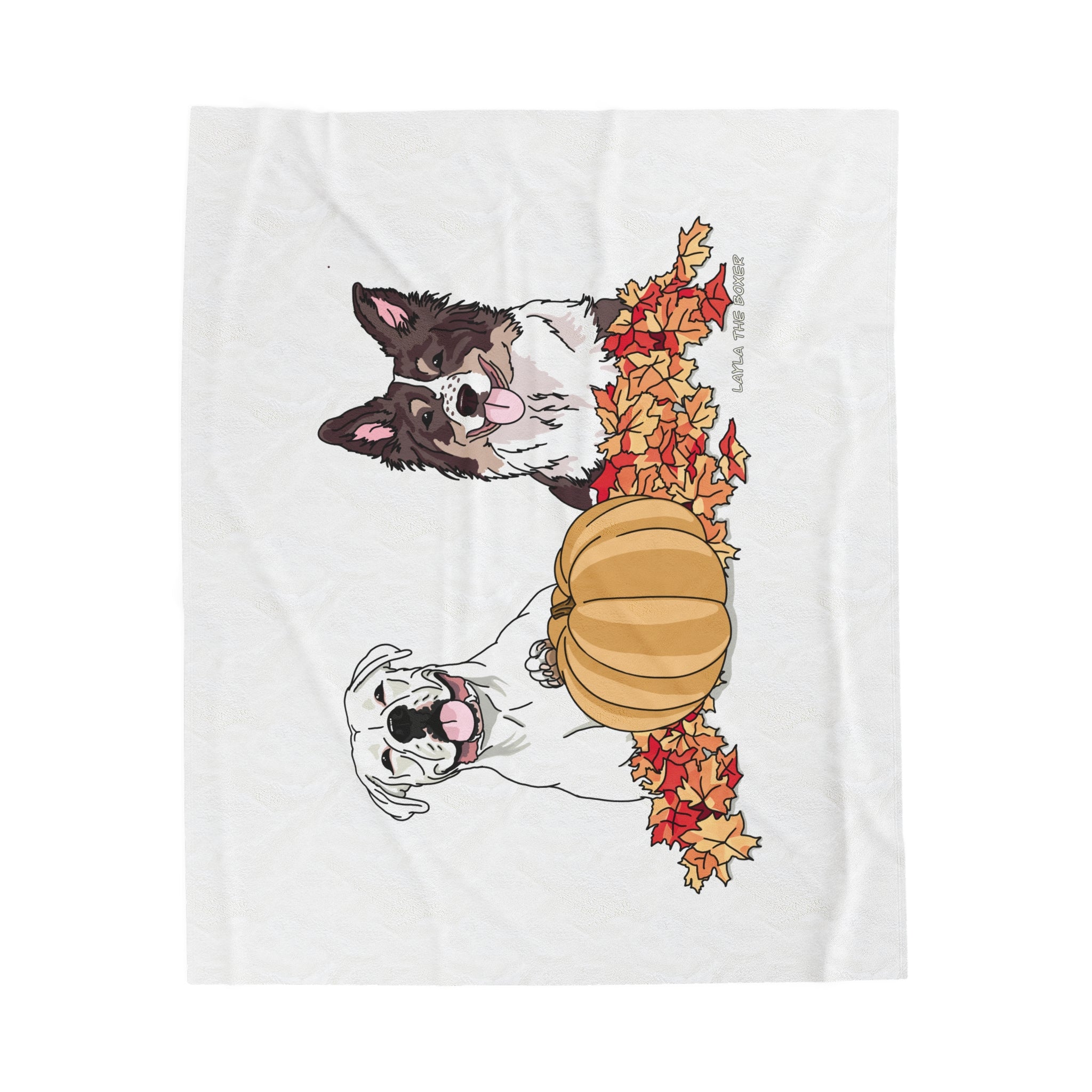 Layla and Luna Fall Plush Blanket
