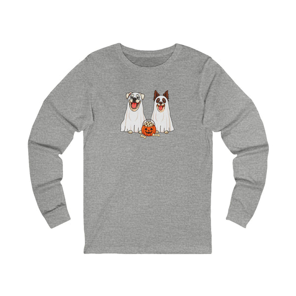 Layla and Luna Ghost Cartoon Long Sleeve Tee