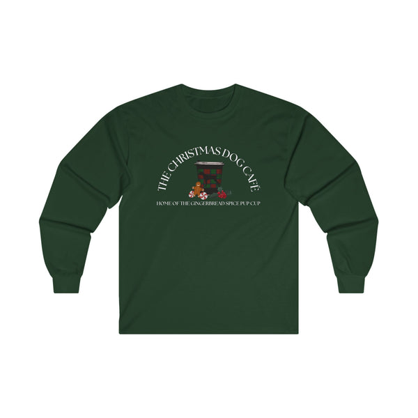 The Christmas Dog Cafe Long Sleeve Tee