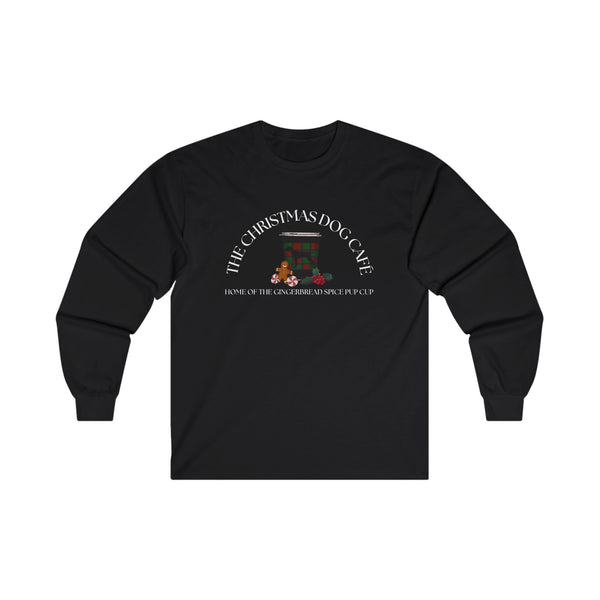 The Christmas Dog Cafe Long Sleeve Tee