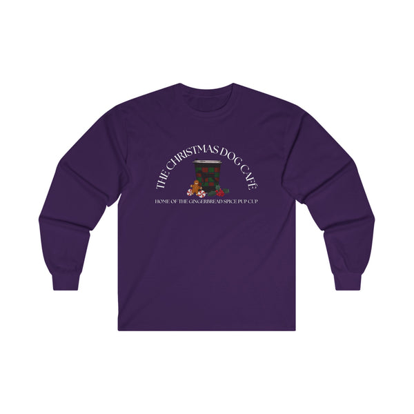 The Christmas Dog Cafe Long Sleeve Tee