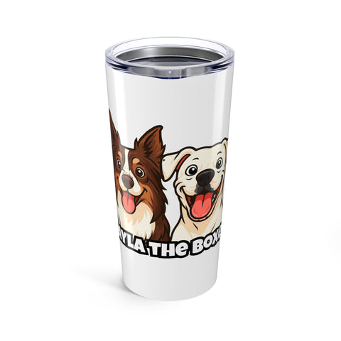 Layla the Boxer Cartoon Tumbler