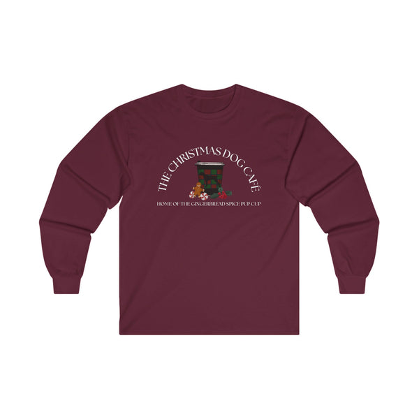The Christmas Dog Cafe Long Sleeve Tee