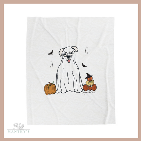 Layla Ghost  Plush Blanket
