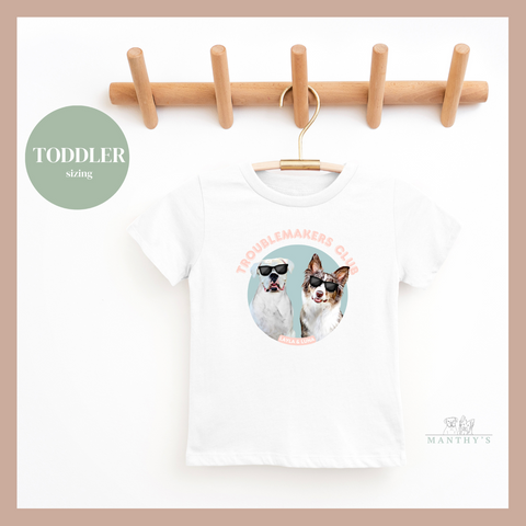 Troublemakers Club Toddler Tee