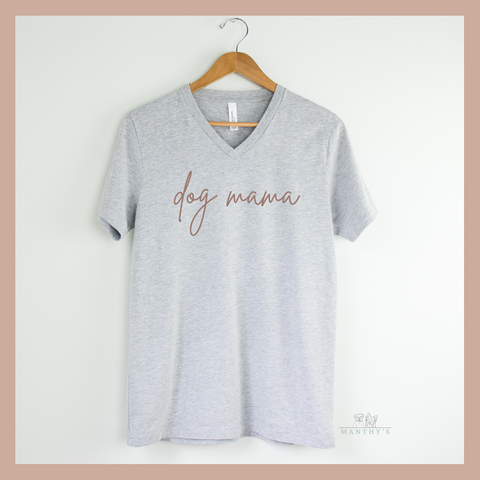 Dog Mama V-Neck Tee