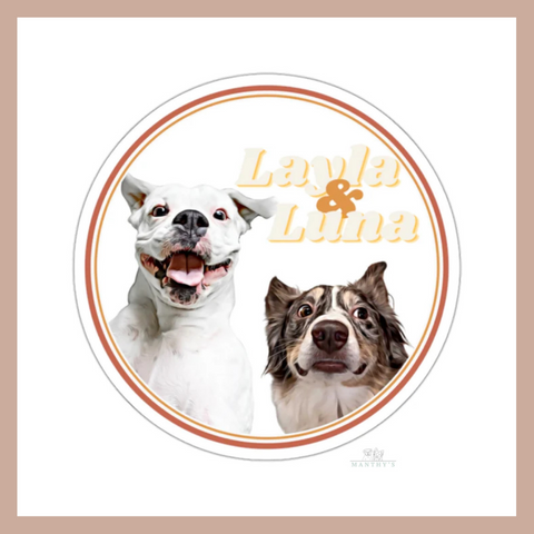 Layla and Luna Sticker