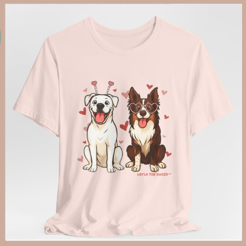 Layla the Boxer Valentine Tee