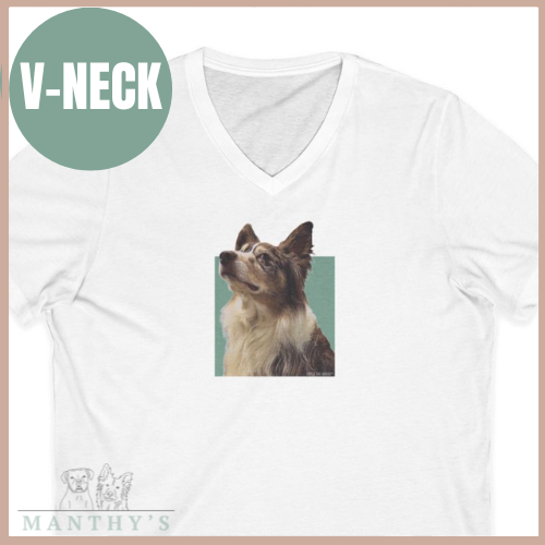 Luna’s Famous Side Eye V-Neck Tee