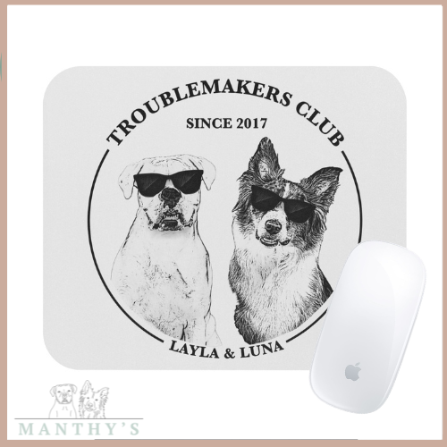 Troublemakers Club Mouse Pad
