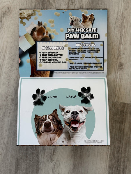 SIGNED 2027 Layla the Boxer Calendar w/ Bonus Recipes