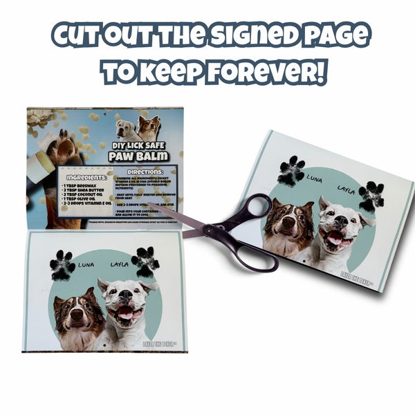SIGNED 2027 Layla the Boxer Calendar w/ Bonus Recipes